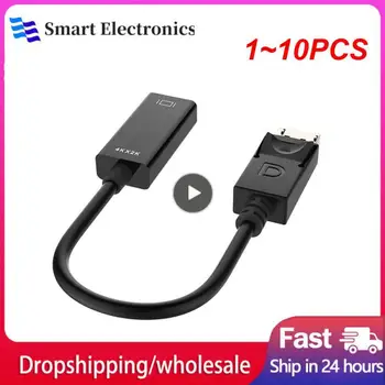 1-10 шт. совместимый с HDMI кабель для передачи данных DisplayPort small shell DP-совместимый с HDMI кабель для передачи видео 4K 60Hz