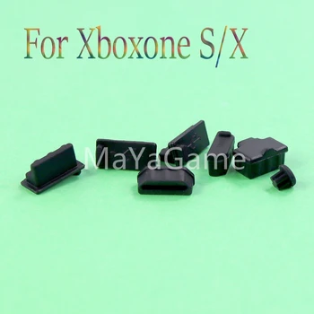 1 комплект Для Игровой Консоли Xbox One X ONEX XBOXONE S Силиконовые Наборы для защиты От пыли DIY, Защитный Чехол, Сетчатая Пробка Для Гнезда