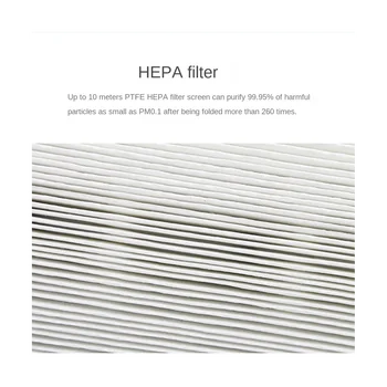 1 пара HEPA-фильтров для очистителя HP04 HP05 TP04 TP05 DP04 Замена фильтра из углеродной ткани HEPA-B