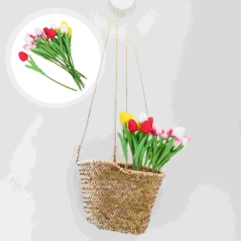15 ШТ. Имитация цветов тюльпана Искусственные растения Изысканные Тюльпаны Декор Нежный