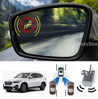 2013 - 2022 для BMW X1 подсветка бокового зеркала автомобиля Предупреждение о помощи при смене полосы движения датчик 77 ГГц BSD BSM RCTA обнаружение слепых зон