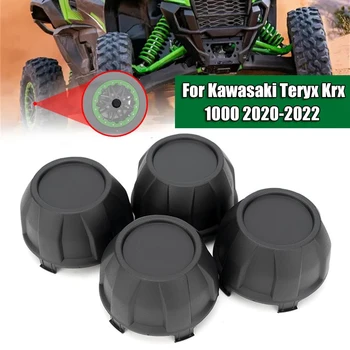4шт Черные Крышки Ступицы Колеса Центральная Крышка для Kawasaki Teryx Krx 1000 2020-2022