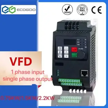 AT1-2200X AC220V 2.2kW Однофазный Частотно-Регулируемый Приводной Преобразователь VFD Для Регулирования Частоты Вращения Двигателя Частотный Преобразователь