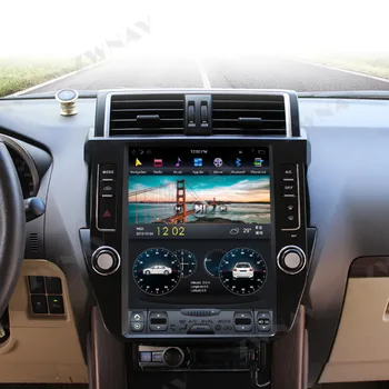 Tesla Style Android 11 экран Автомобильный мультимедийный GPS плеер для TOYOTA LAND CRUISER Prado 150 2014-2017 Авто радио стерео головное устройство