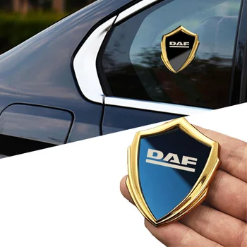 Автомобильные Наклейки 3D Металлический Автоаксессуар Наклейка На Окно Автомобиля для Кузова DAF XF 95 105 CF LF VAN Car DAF Accessories