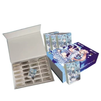 Аниме-Игры Genshin Impact Коллекция Периферийных Карт Коробка для Открыток Eula Hu Tao Beelzebul Хобби Мальчиков и девочек Игрушки Подарки На День рождения