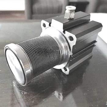 Высоковакуумный дефлекторный клапан должен быть проверен на герметичность гелием в соответствии с чертежами или физическими объектами