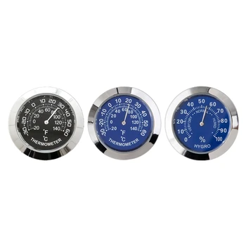 Высокоточный мини-термометр/гигрометр Цифровые часы для автомобильного декора
