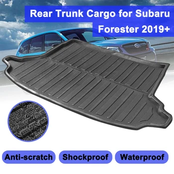 Для Subaru Forester 2019 + Автомобильный поддон для багажника, коврик для пола в багажнике, коврик для ковра, водонепроницаемый автомобильный стайлинг, часть авто коврика для пола