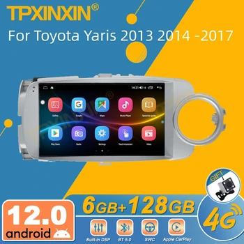 Для Toyota Yaris 2013 2014-2017 Android Автомобильный Радиоприемник 2Din Стерео Приемник Авторадио Мультимедийный Плеер GPS Navi Экран Головного Устройства