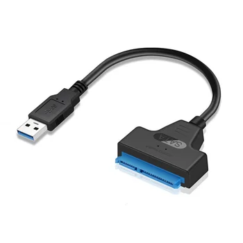 Кабель-адаптер USB 3,0 На SATA Со Скоростью Передачи Данных До 6 Гбит/с Кабель-Конвертер SATA Для 2,5-Дюймовых Внешних SSD HDD Жестких Дисков