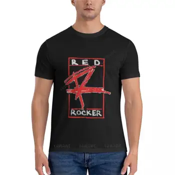 Классическая футболка Red Rocker, футболки для любителей спорта, футболки для больших и высоких мужчин, летние мужские футболки