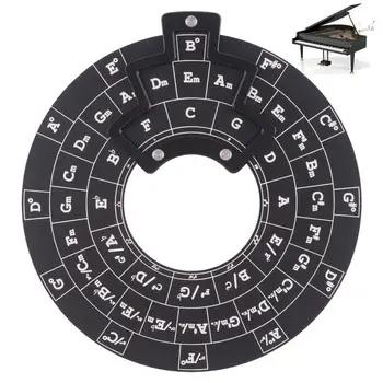 Колесо Аккордов Circle Of Fifths & Music Инструмент Транспонирования Музыкальной Мелодии Инструмент Аккордов Для Музыкантов, Авторов Песен, Начинающих, Взрослых и Детей