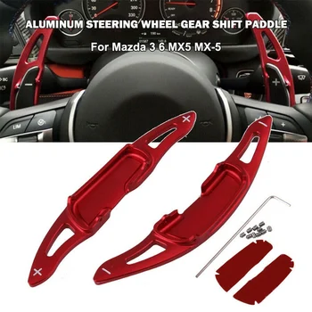 Красный Удлинитель Рычага Переключения передач Рулевого Колеса для Mazda 3 6 MX-5 CX-4 CX-5 Axela Atenza 2014-2019