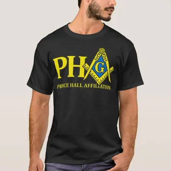 Масонская Футболка PHA Prince Hall Affiliation Freemason, Новая Летняя Футболка из 100% хлопка С Круглым вырезом и коротким рукавом, Повседневная Мужская футболка, Размер S-3XL