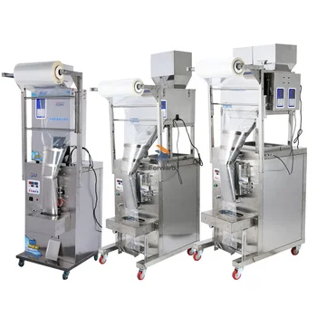 Многофункциональная автоматическая машина для упаковки гранулированного порошка соли для специй в пакетики для поваренной соли весом 1-999 г