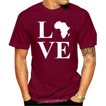 Мужская новинка 2019, футболка Hipster LOVE Africa с коротким рукавом, футболки для концертов на континенте, футболки с коротким рукавом, дизайнерские топы