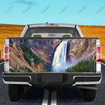Наклейка на автомобиль Yellowstone модификация заднего хвоста грузовика, изготовленная на заказ, подходит для внедорожника, грузовика, упаковочная наклейка, наклейка-наклейка