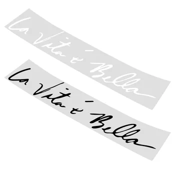 Наклейки для автомобилей La Vita E Bella Italian Beautiful Life со Светоотражающими молдингами, наклейки на дверной бампер, автомобильные аксессуары 4x4