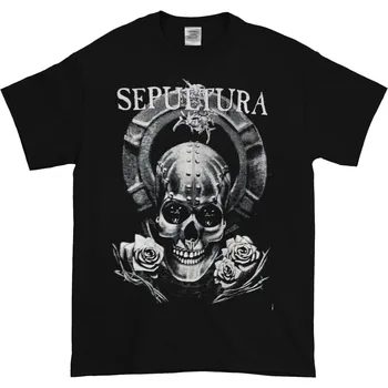 Новая Черная футболка трэш-метал-группы Sepultura