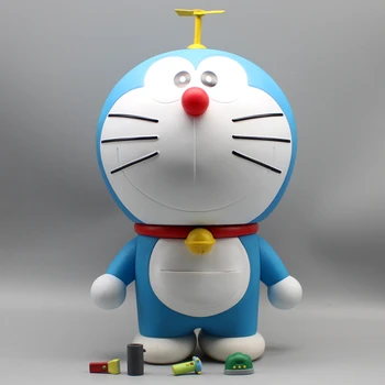 Новый Мультяшный персонаж Doraemon Dingdang Cat, креативная Кавайная Большая модель, Коллекционные Украшения, Статуэтка, Детская Игрушка, Рождественский Подарок