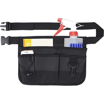 Поясная сумка, поясная сумка, поясной карман, Сверхпрочный нейлоновый фартук для инструментов с 7 карманами, Поясная сумка для садовых инструментов электрика Heuptas