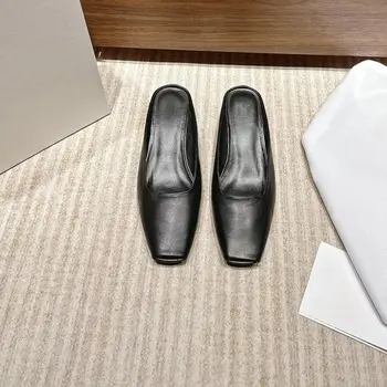 Роскошные Бренды Totem * Женская Обувь В Модном минималистичном стиле Сандалии 2023 Летние Новые Однотонные Дизайнерские Туфли На низком каблуке