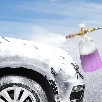 Ручной насос-распылитель пены объемом 1 л, пневматическая пена для мойки автомобилей под высоким давлением, снежная пена, распылитель для домашней уборки автомобиля