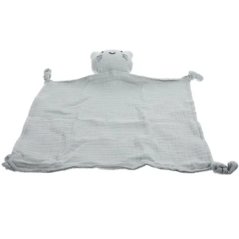 Успокаивающее полотенце-одеяло для младенца, Прижимающегося кота, Декоративные маленькие полотенца для малышей