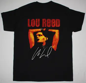 Фирменный Подарок Поклоннику рок-н-ролла Лу Рида Черная Рубашка Всех Размеров AG1185 с длинными рукавами