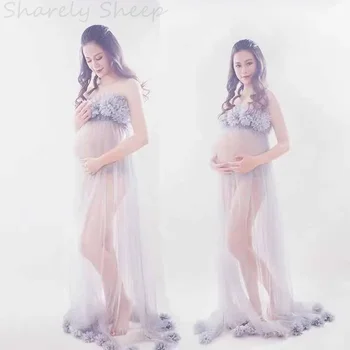 Фотосессии для беременных Длинное белое кружевное платье Одежда для беременных Фотосъемка беременных женщин Платья русалки Костюм