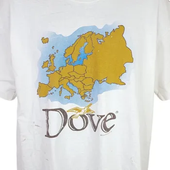 Футболка Dove Ice Cream Vintage 90s Snack Dutch Сделано В США Мужской Размер XL