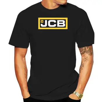 Футболки экскаватора Jcb, мужские топы, футболка JCB с коротким рукавом, мужские футболки-тройники