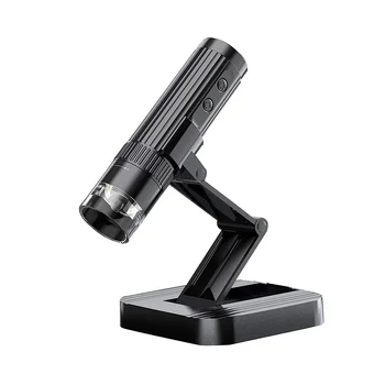 Цифровой микроскоп USB, камера для портативных микроскопов 50X-1000X, монетный микроскоп 1080P HD, мини-камера-лупа, черный