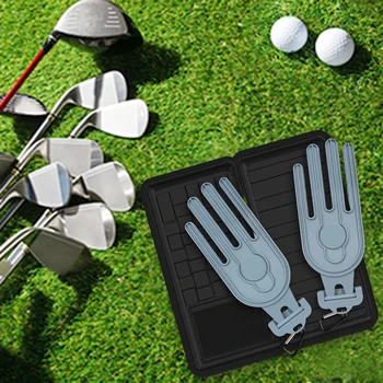 Черно-Серая сумка для хранения перчаток для гольфа, прочный набор для хранения шариковых маркеров для игры в гольф