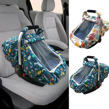 Чехлы для автомобильных сидений, навес для новорожденных, Ветрозащитные чехлы для автомобильных сидений, теплый и мягкий навес для автомобильных сидений С дышащим сетчатым окошком Для