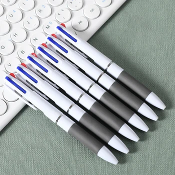 Шариковая ручка 3 цвета в 1 упаковке Классическая шариковая ручка для письма Офисные школьные канцелярские принадлежности Красная Черная синяя ручка 0,7 мм